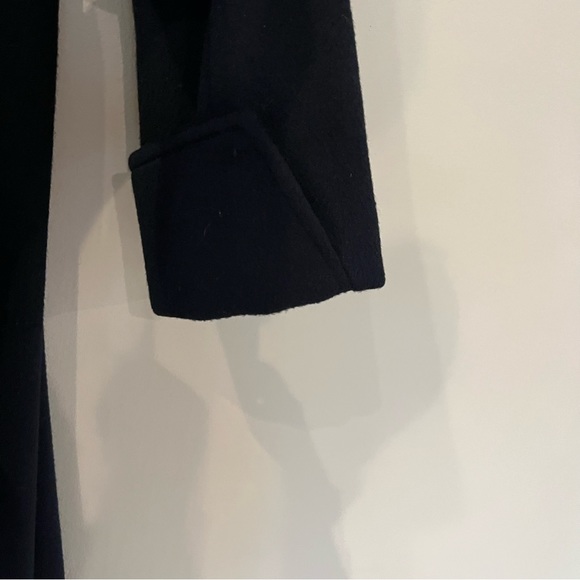 Made in USA 💯 Luxury Wool MAXI 12-14 Black Dress Coat STEVE by Searle - Picture 9 of 10